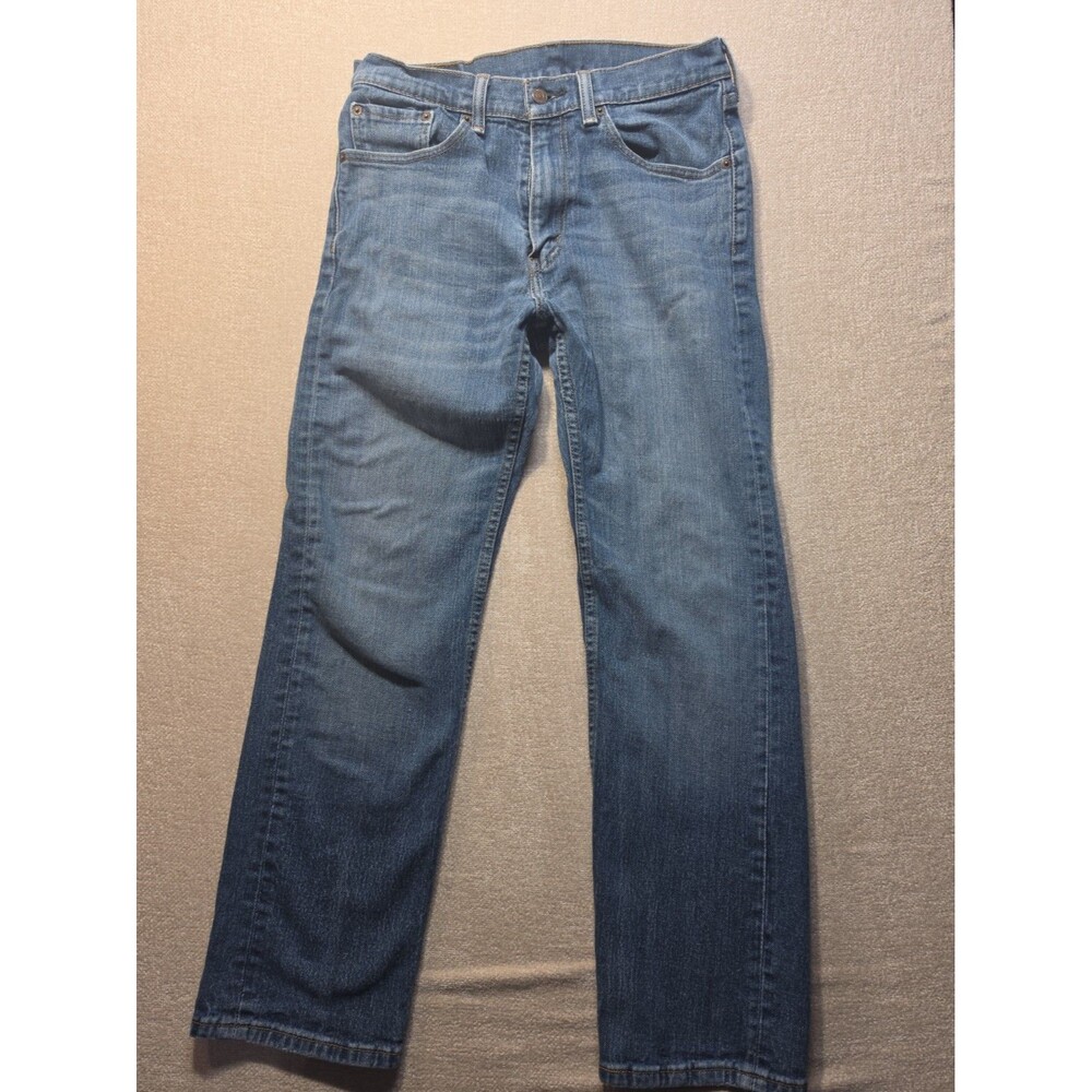 Levi's 505 Men Jeans Blue Denim Straight Mid Rise Size 32 x 30
